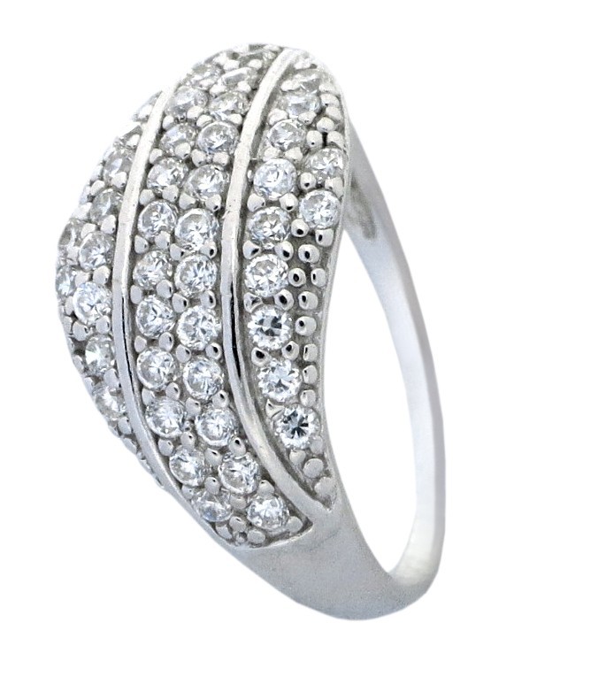 Beautiful 1 Carat Cubic Zirconium Wedding Ring Band For Women - Jeenjewels