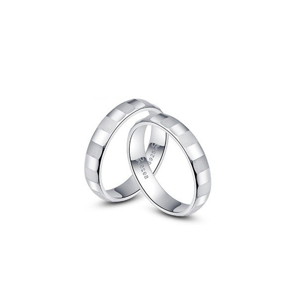 Intimate love couples matching promise wedding rings - JeenJewels