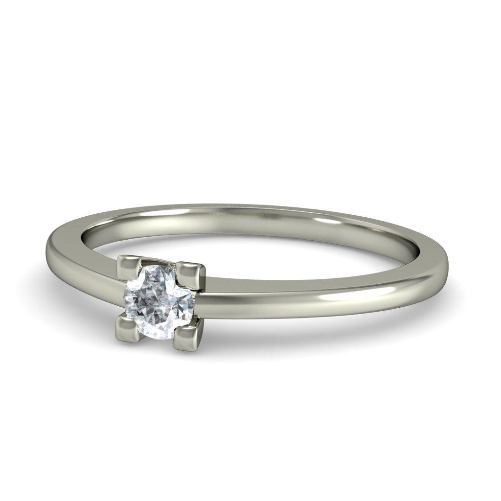 Enthralling Cheap Solitaire Wedding Ring 0.20 Carat Round Cut Diamond ...