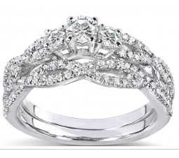 Wedding Ring Sets | Bridal Sets | Matching Diamond Rings and Bands Set ...