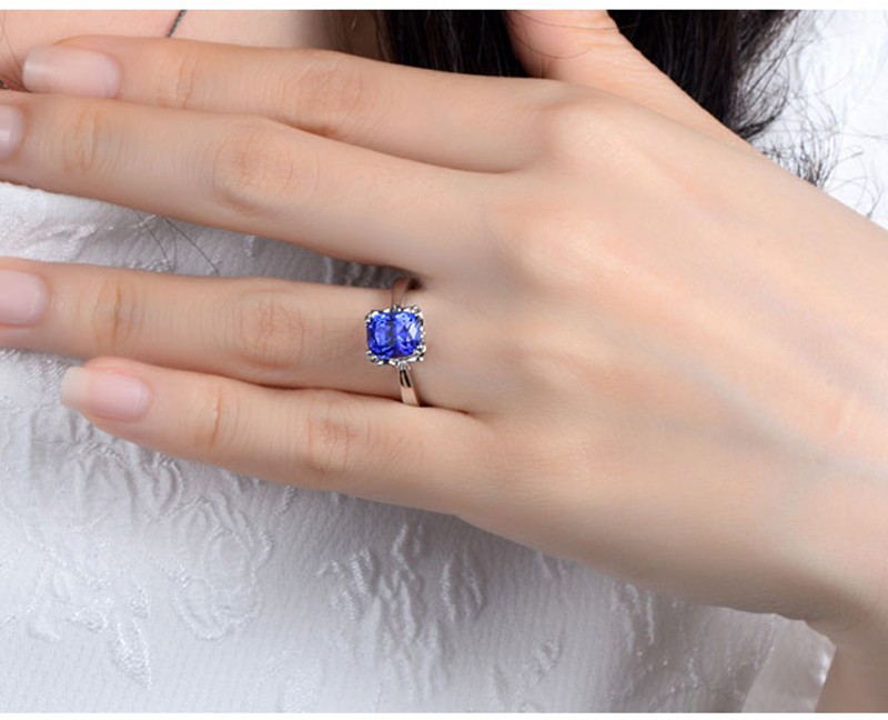 Buy Blue Sapphire Engagement Ring, Vintage Inspired Sapphire Ring,  Rose/yellow/white Gold Round Sapphire Ring, Sapphire Ring Online in India -  Etsy