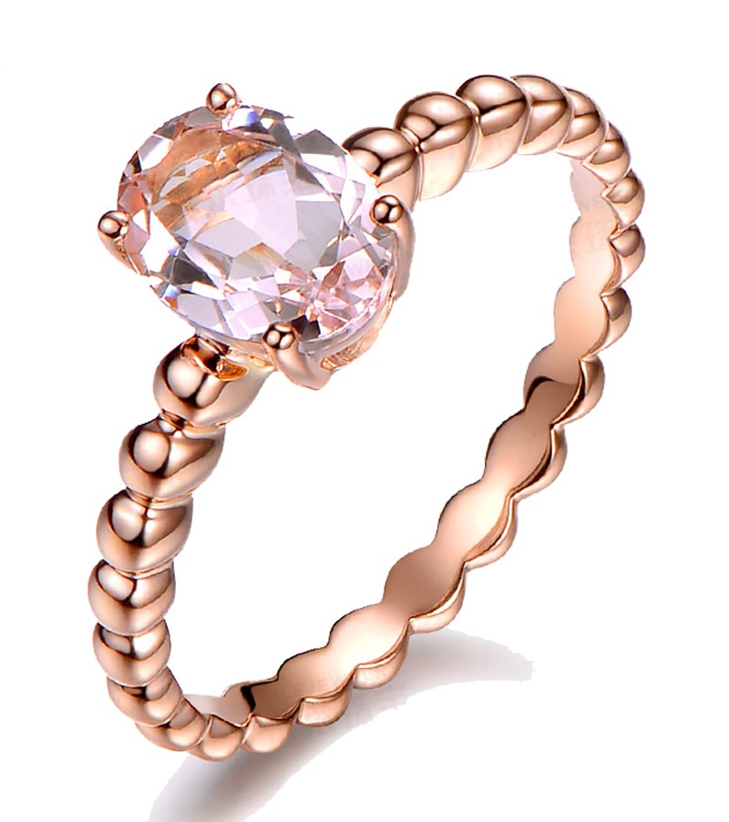 Inexpensive morganite store rings